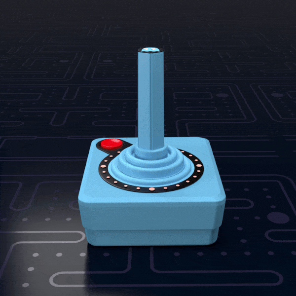 CX40+ Wireless Joystick: Ghost Edition – INKY (Blue)