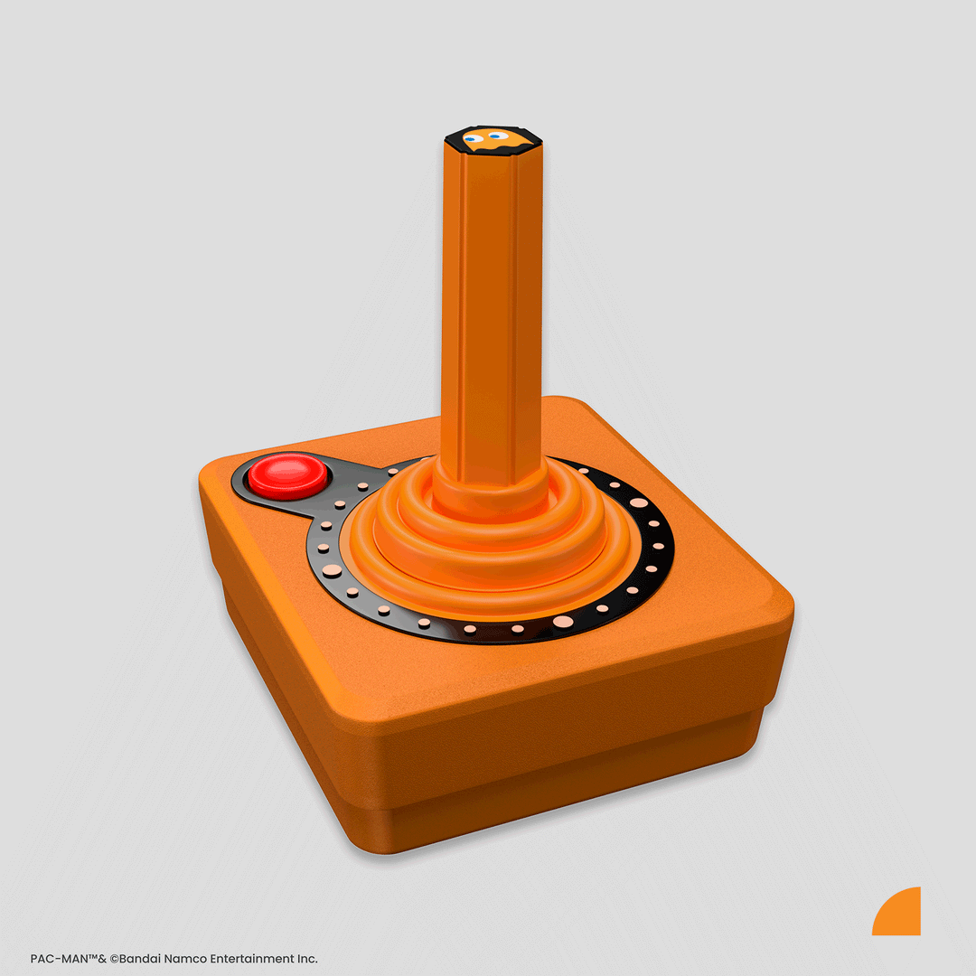 CX40+ Wireless Joystick: Ghost Edition – CLYDE (Orange)