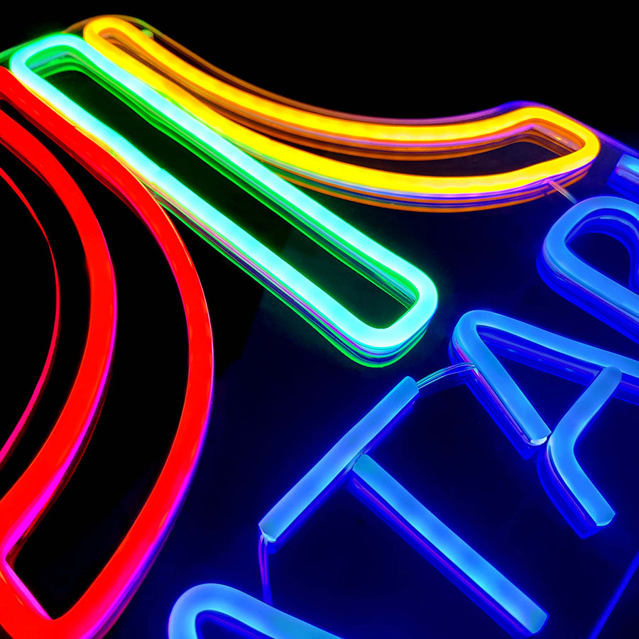 Atari Neon LED Sign - Multicolor (12" x 13")