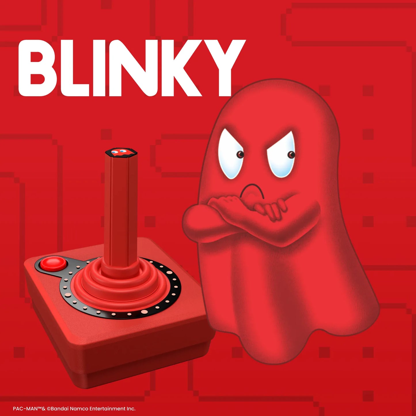 CX40+ Wireless Joystick: Ghost Edition – BLINKY (Red)