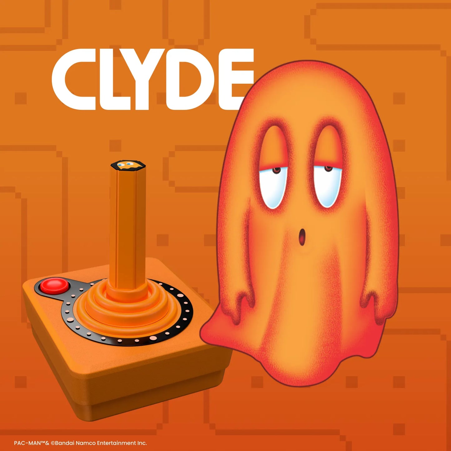 CX40+ Wireless Joystick: Ghost Edition – CLYDE (Orange)