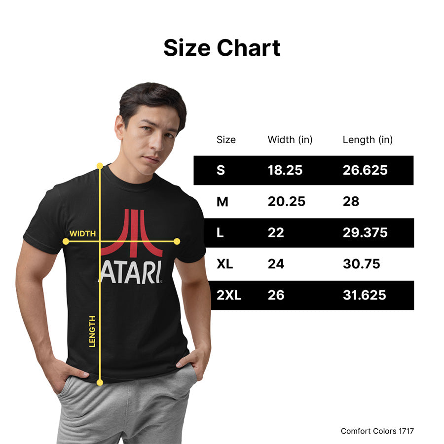 Atari Club Statement Front Logo Tee